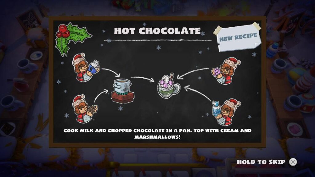 Date Ideas: Chocolate and Slightly Toxic Co-Op
Overcooked 2 Winter Wonderland